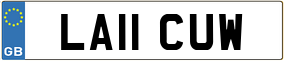 Truck License Plate